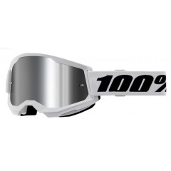 100% STRATA 2 OTROŠKA MOTOKROS ZATEMNJENA OČALA WHITE